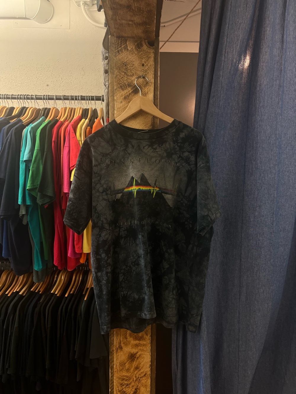 Vintage Pink Floyd AOP Dark Grey Graphic T-shirt